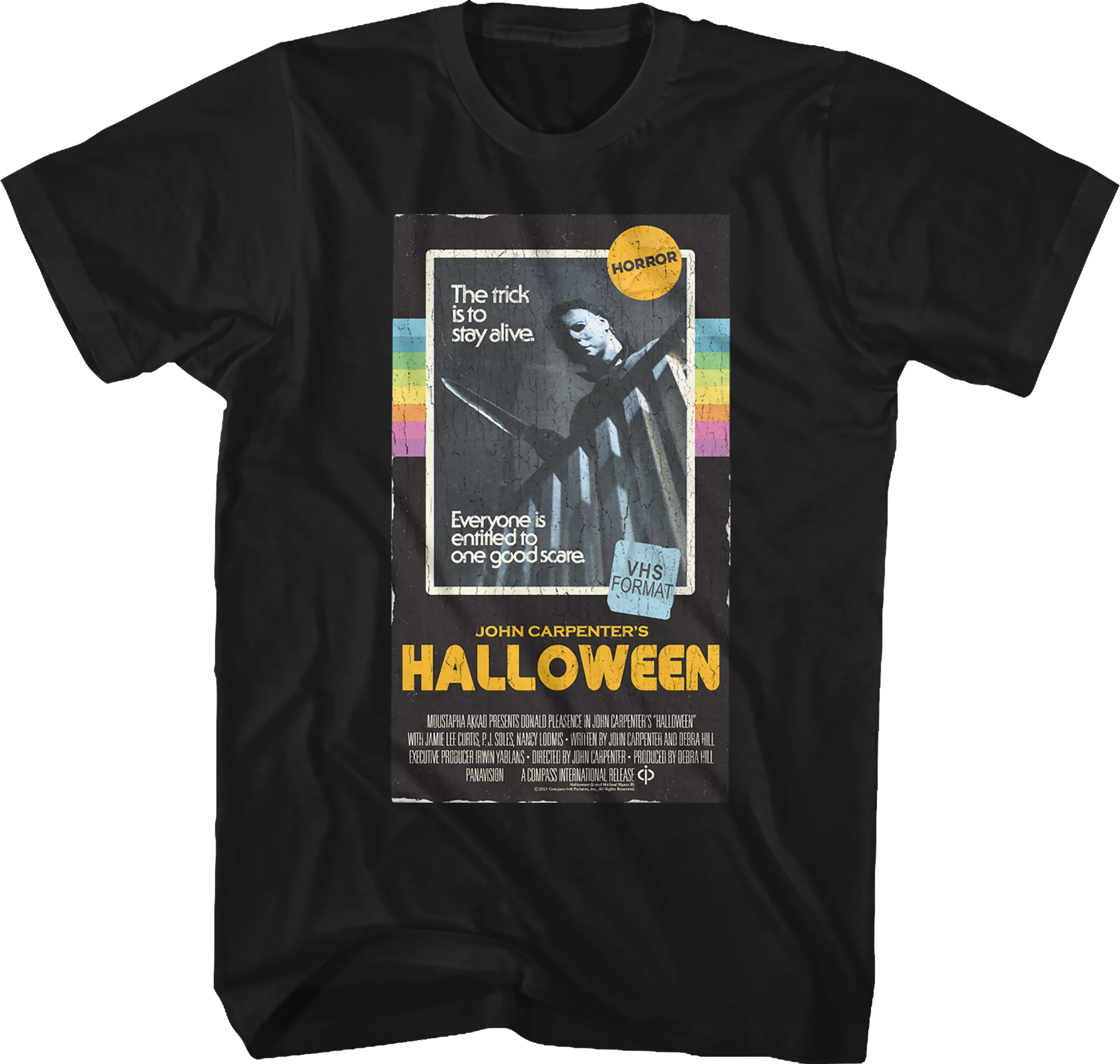 VHS Box Art Halloween T-Shirt