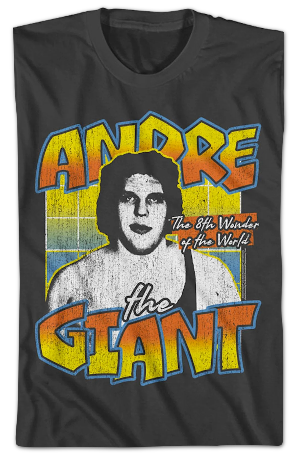 Vintage 8th Wonder Of The World Andre The Giant T-Shirt - Image 2