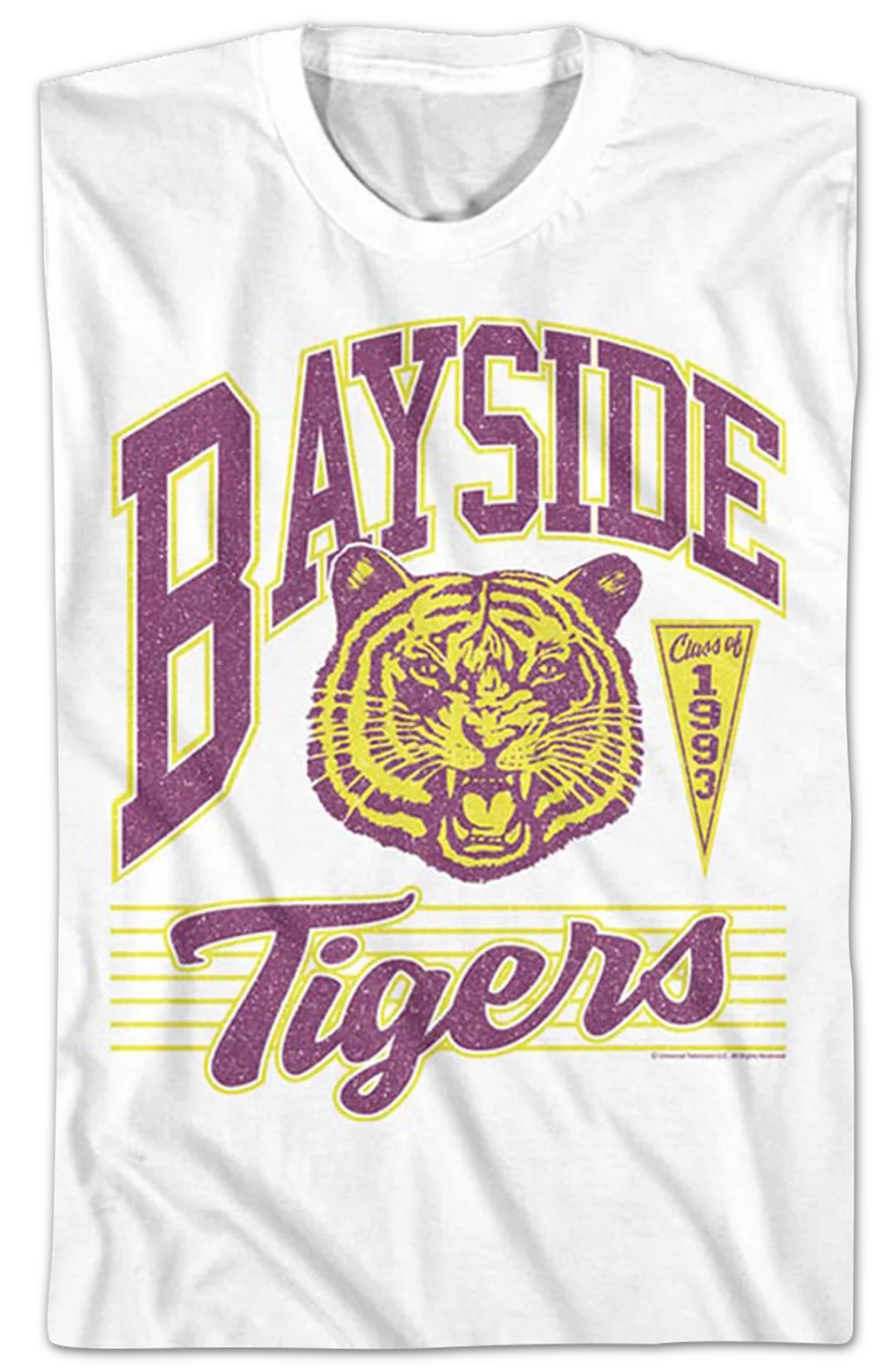 Vintage Bayside Class Of 1993 Saved By The Bell T-Shirt - Image 2