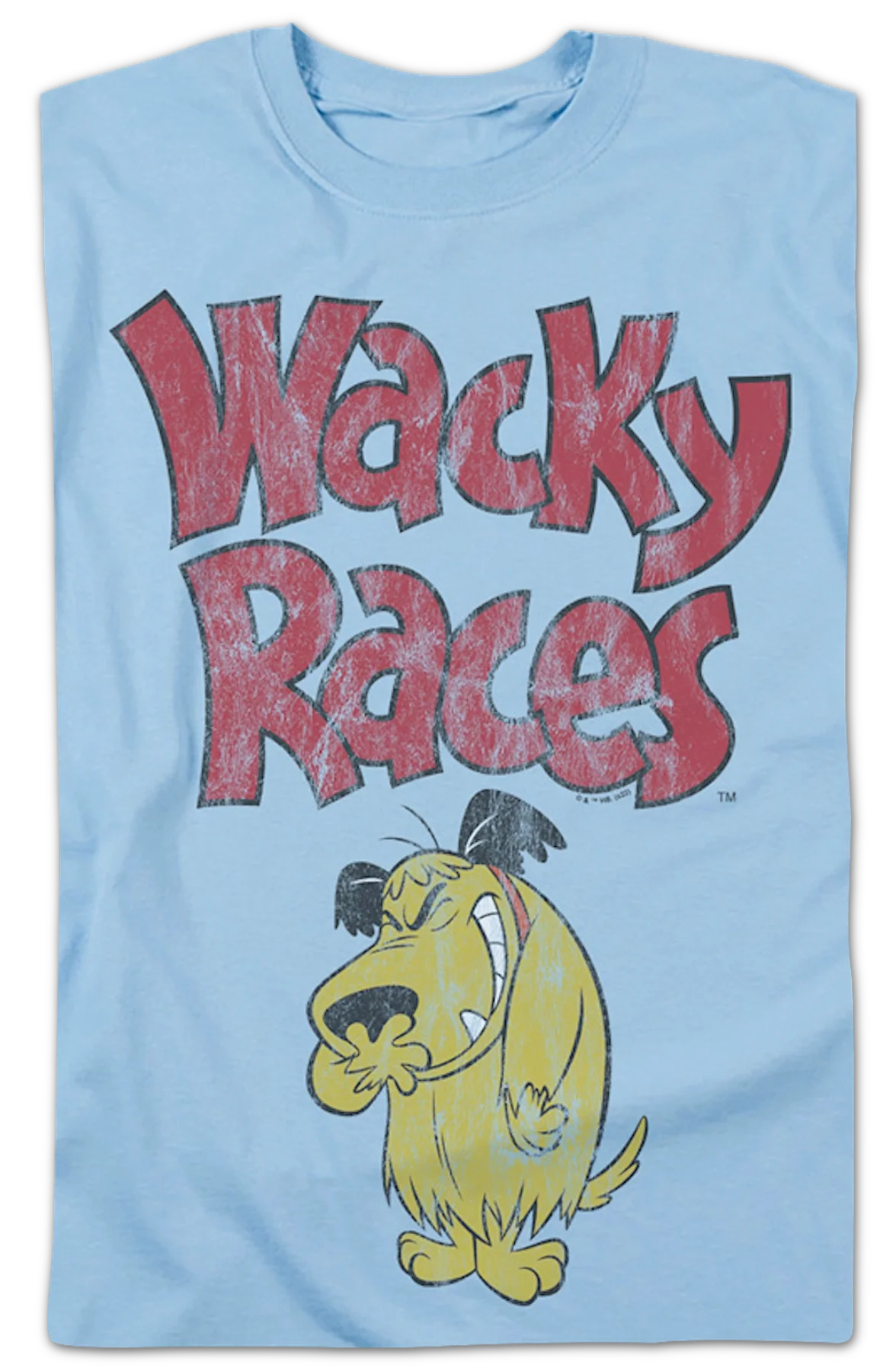 Vintage Blue Muttley Wacky Races T-Shirt - Image 2