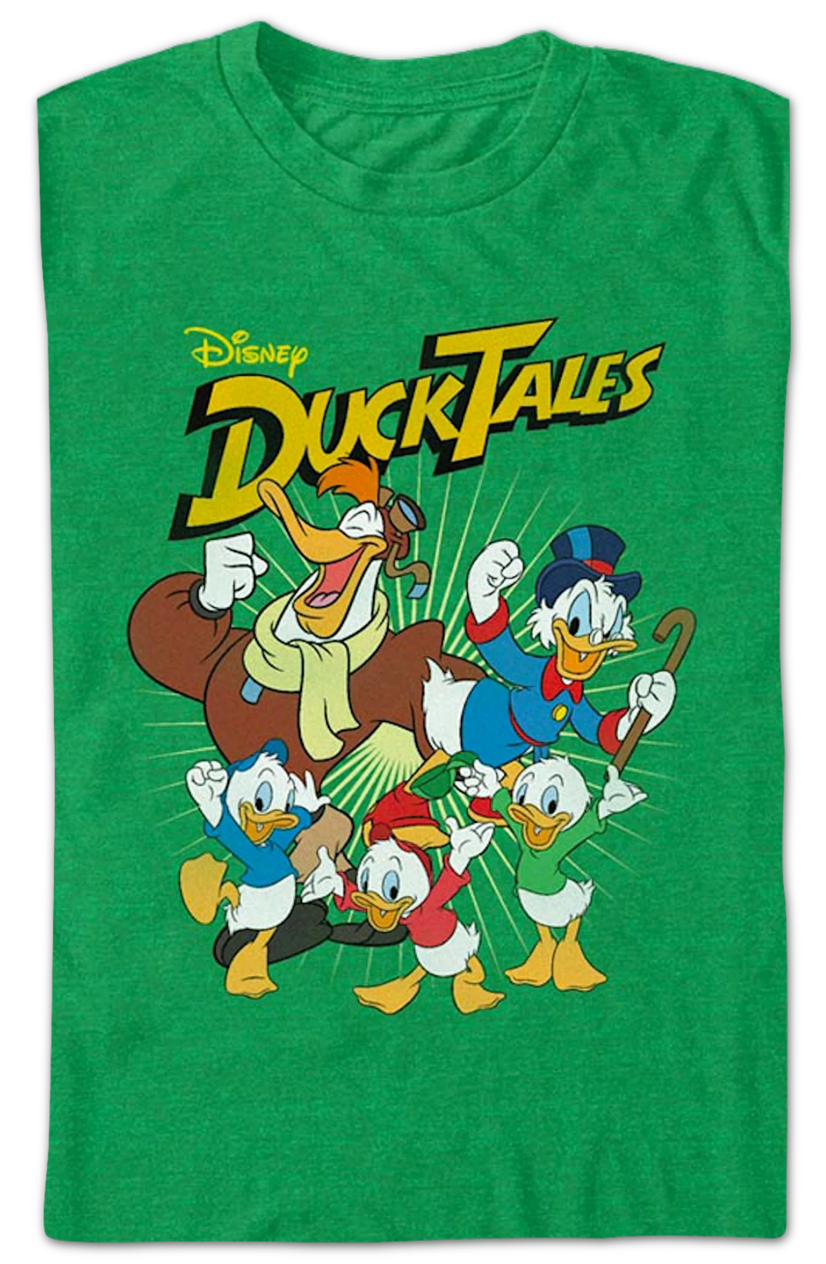 Vintage Cast Photo DuckTales T-Shirt - Image 2
