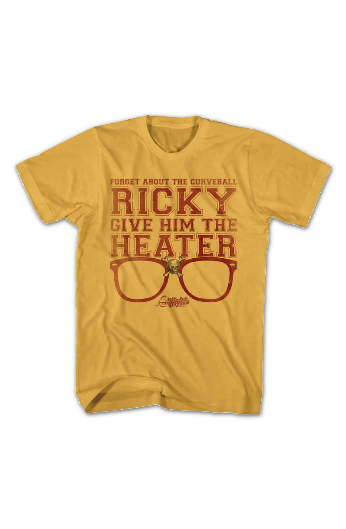 Vintage Give Him The Heater Major League T-Shirt - Image 2