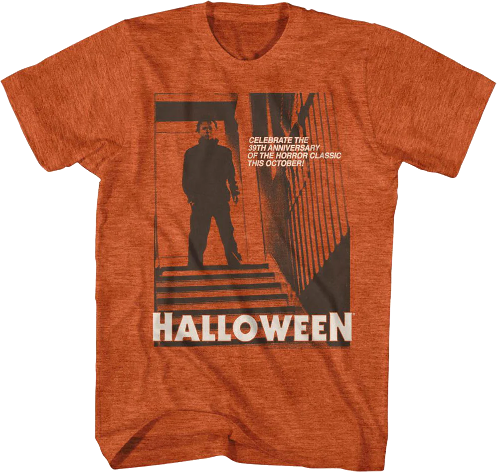 Vintage Michael Myers Staircase Halloween T-Shirt