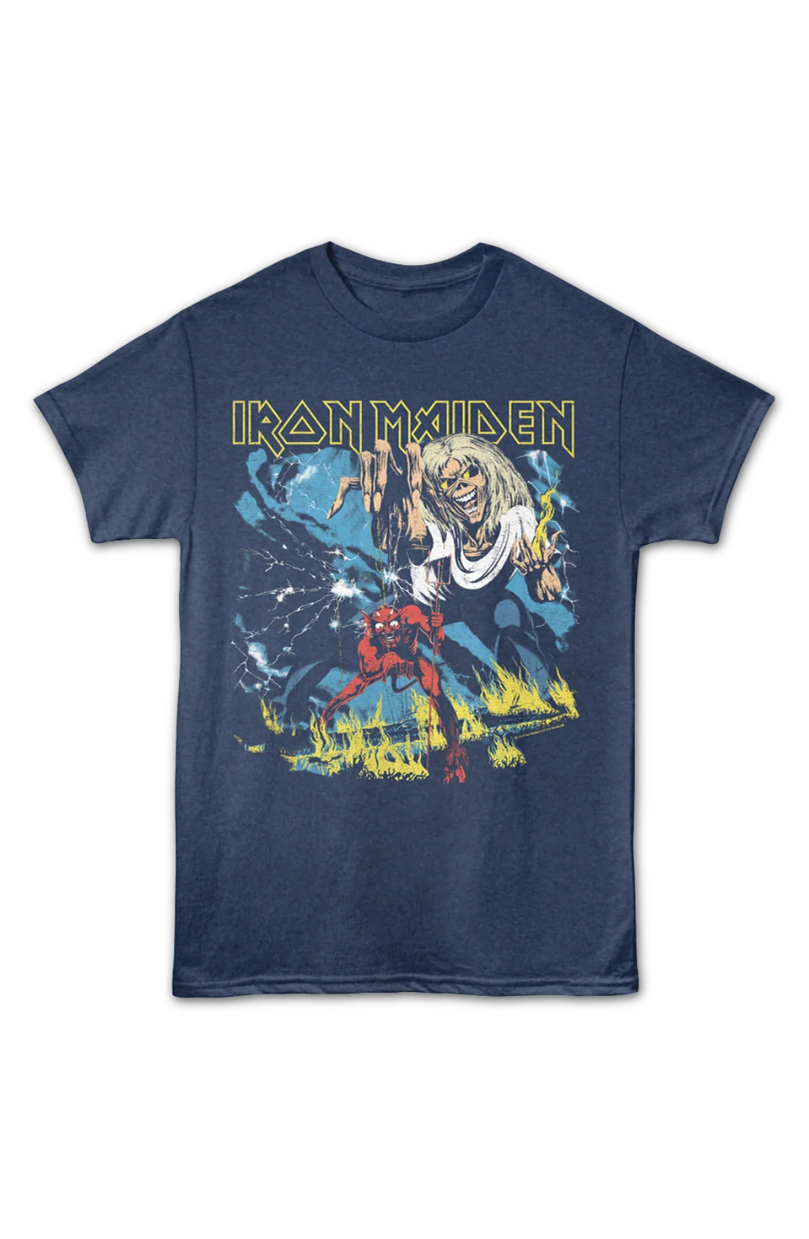 Vintage Number Of The Beast Iron Maiden T-Shirt - Image 2