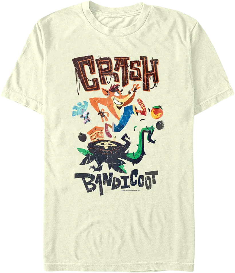 Vintage Poster Crash Bandicoot T-Shirt