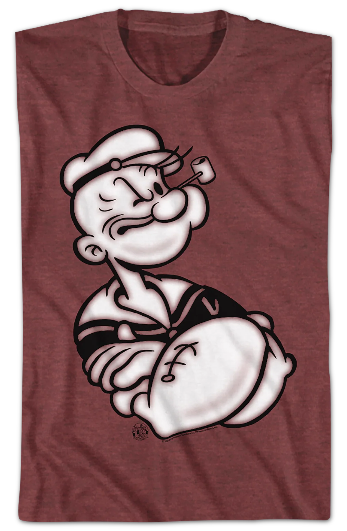 Vintage Sailor Man Popeye T-Shirt - Image 2