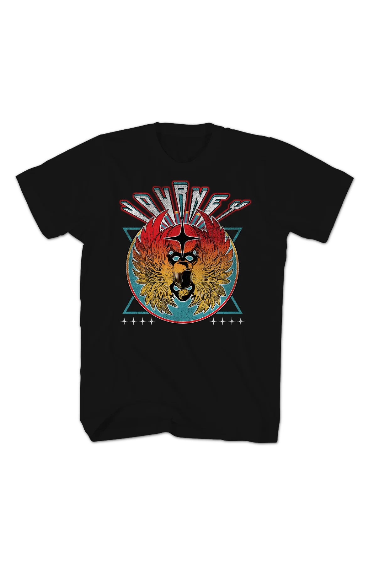Vintage Scarab Beetle Stars Journey T-Shirt - Image 2