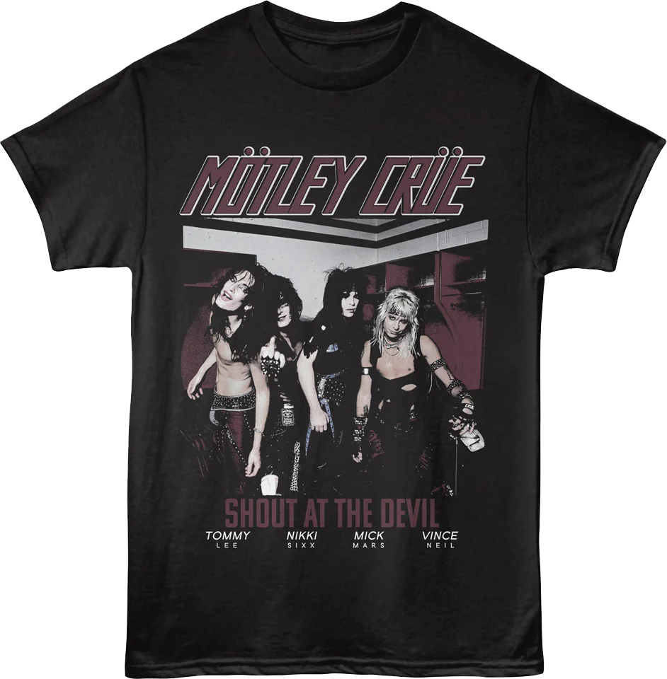 Vintage Shout At The Devil Photo Motley Crue T-Shirt