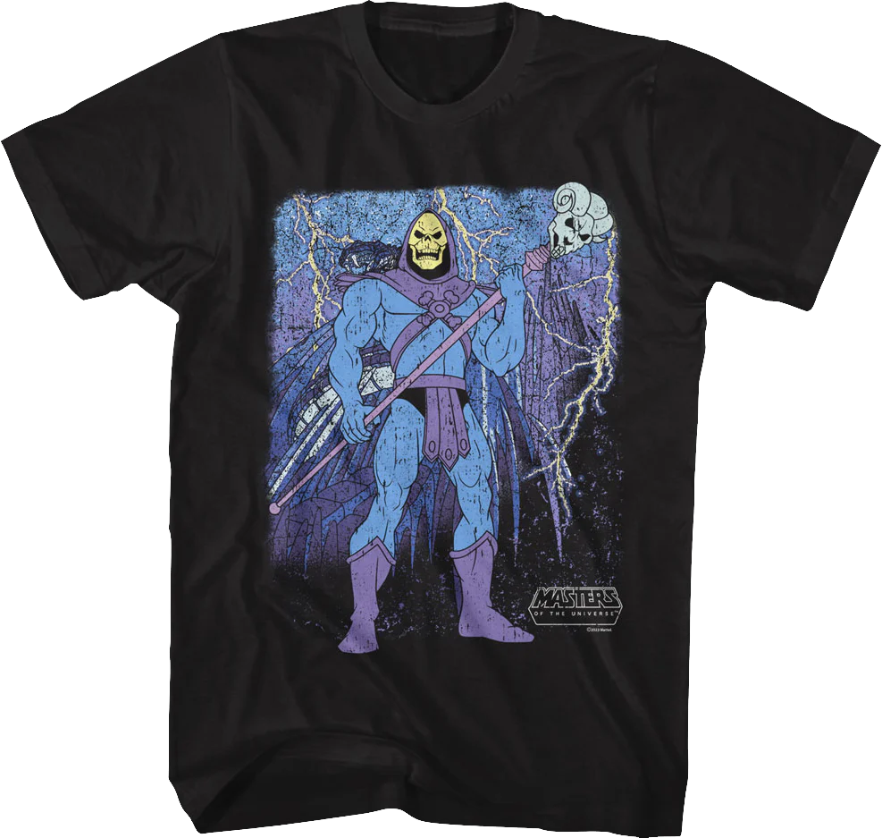 Vintage Skeletor Poster Masters of the Universe T-Shirt