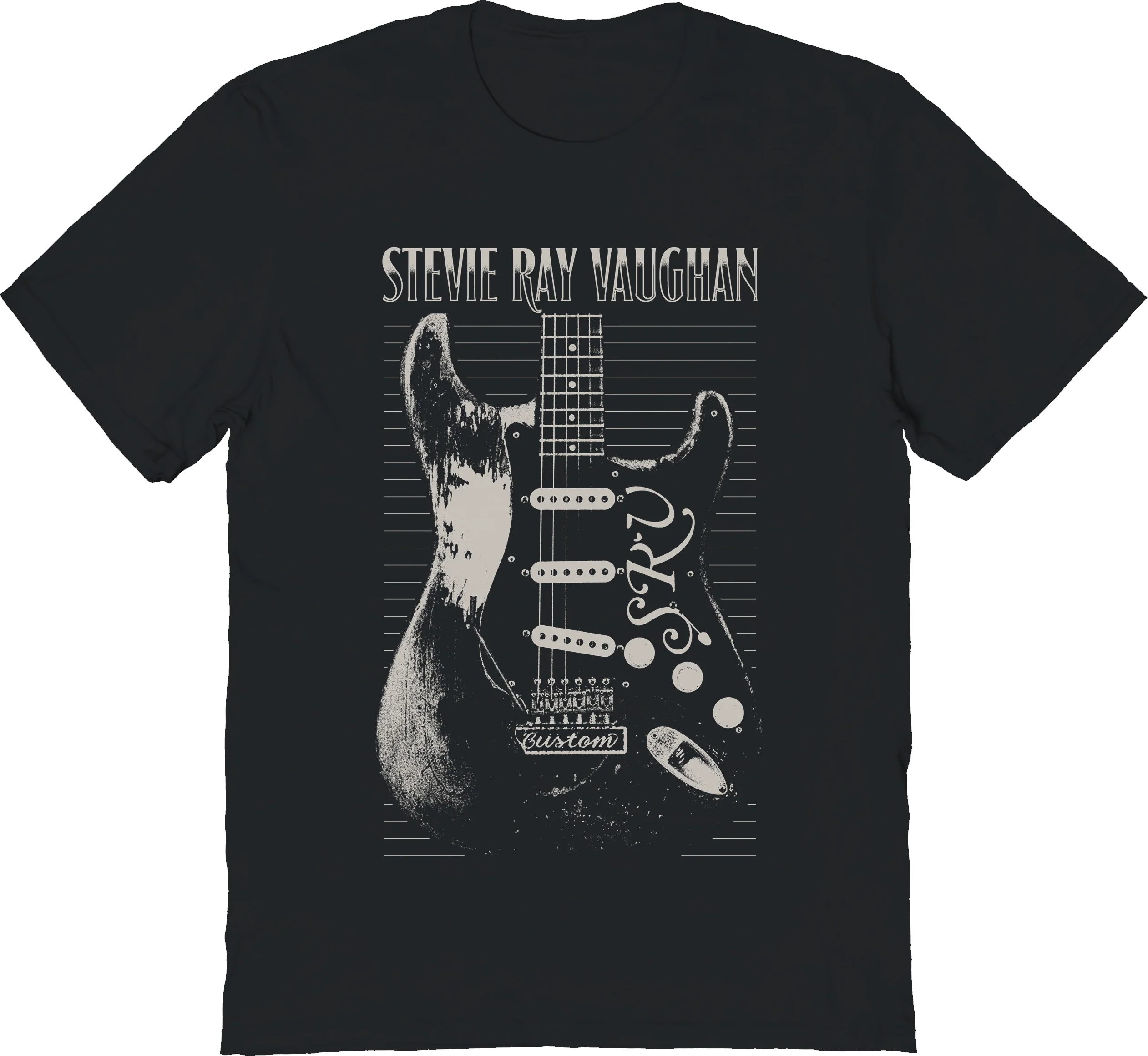Vintage SRV Guitar Stevie Ray Vaughan T-Shirt