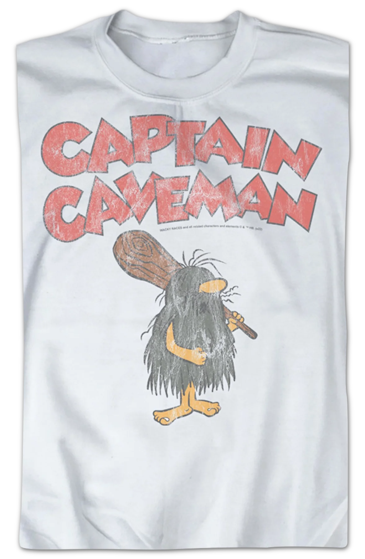 Vintage White Captain Caveman Sweatshirt - Image 2