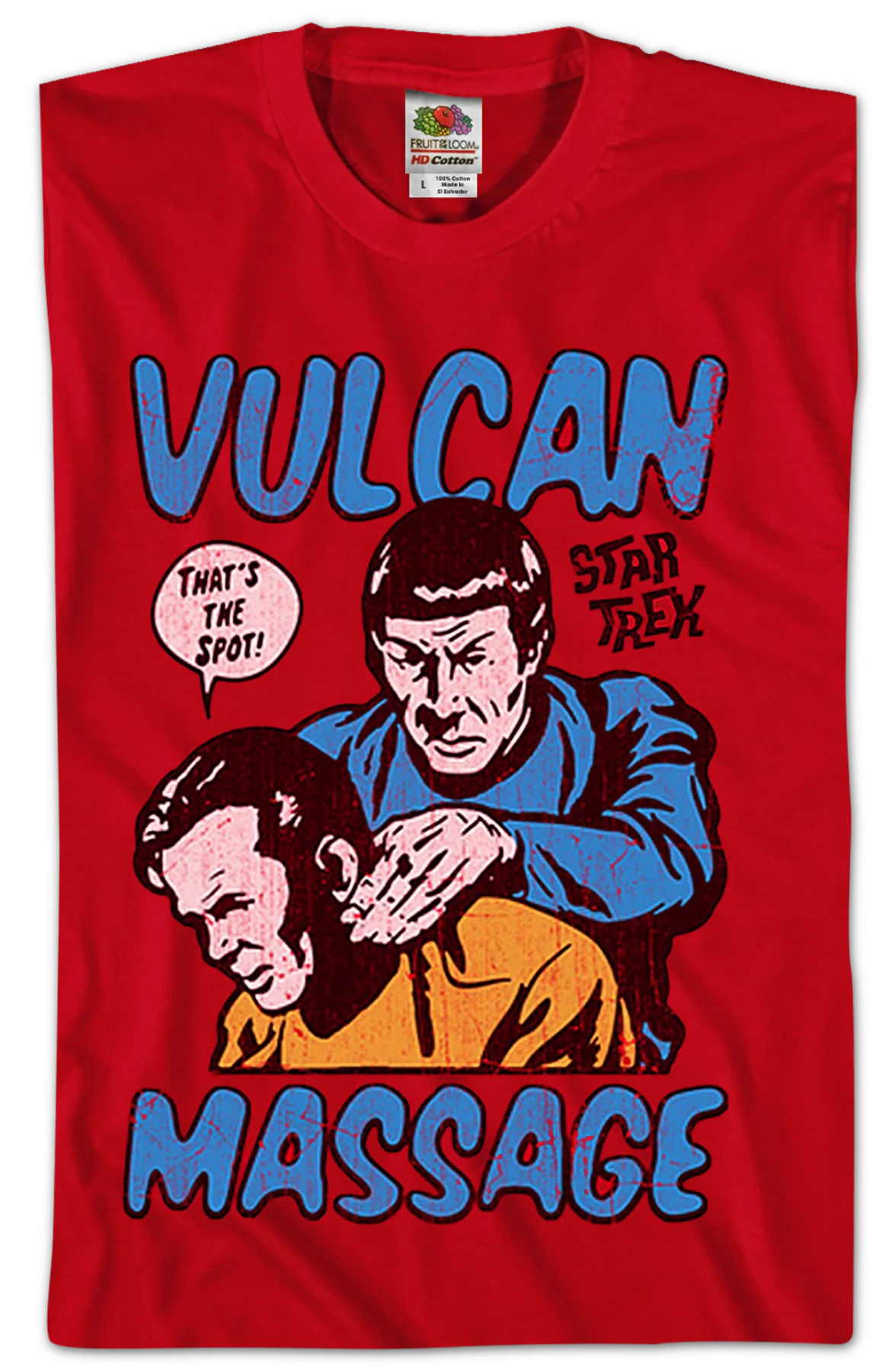 Vulcan Massage Star Trek T-Shirt - Image 2