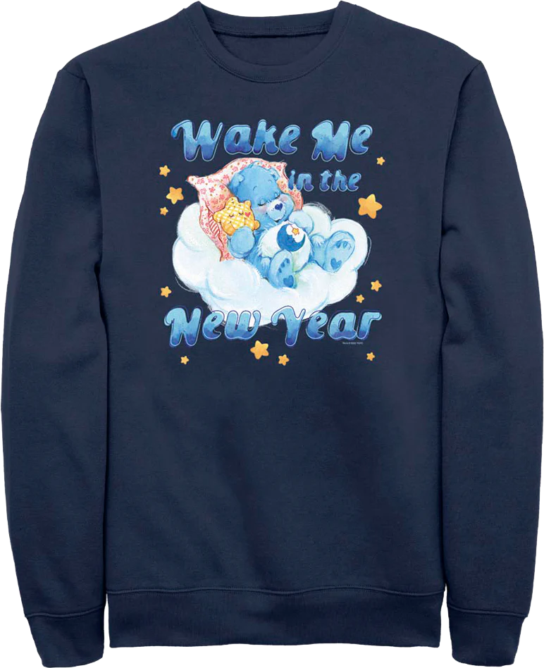 Wake Me in the New Year Care Bears Sweatshirt