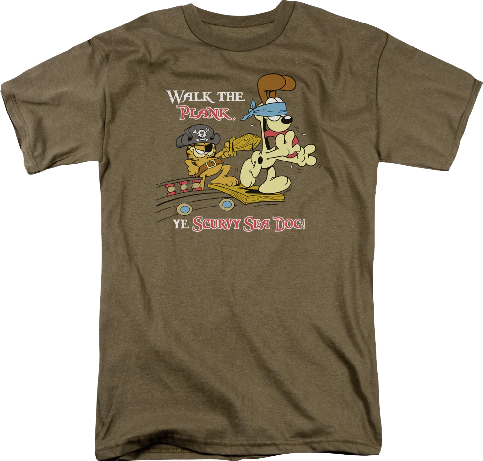 Walk The Plank Garfield T-Shirt