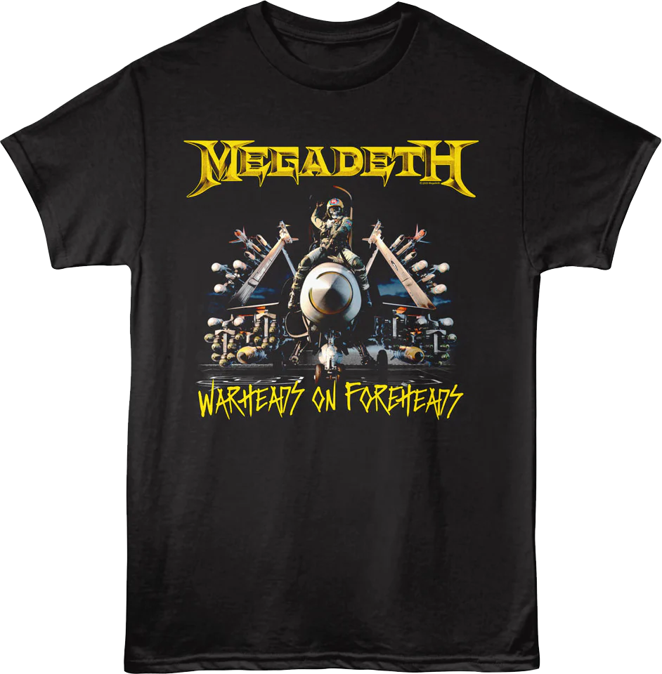 Warheads On Foreheads Artwork Megadeth T-Shirt