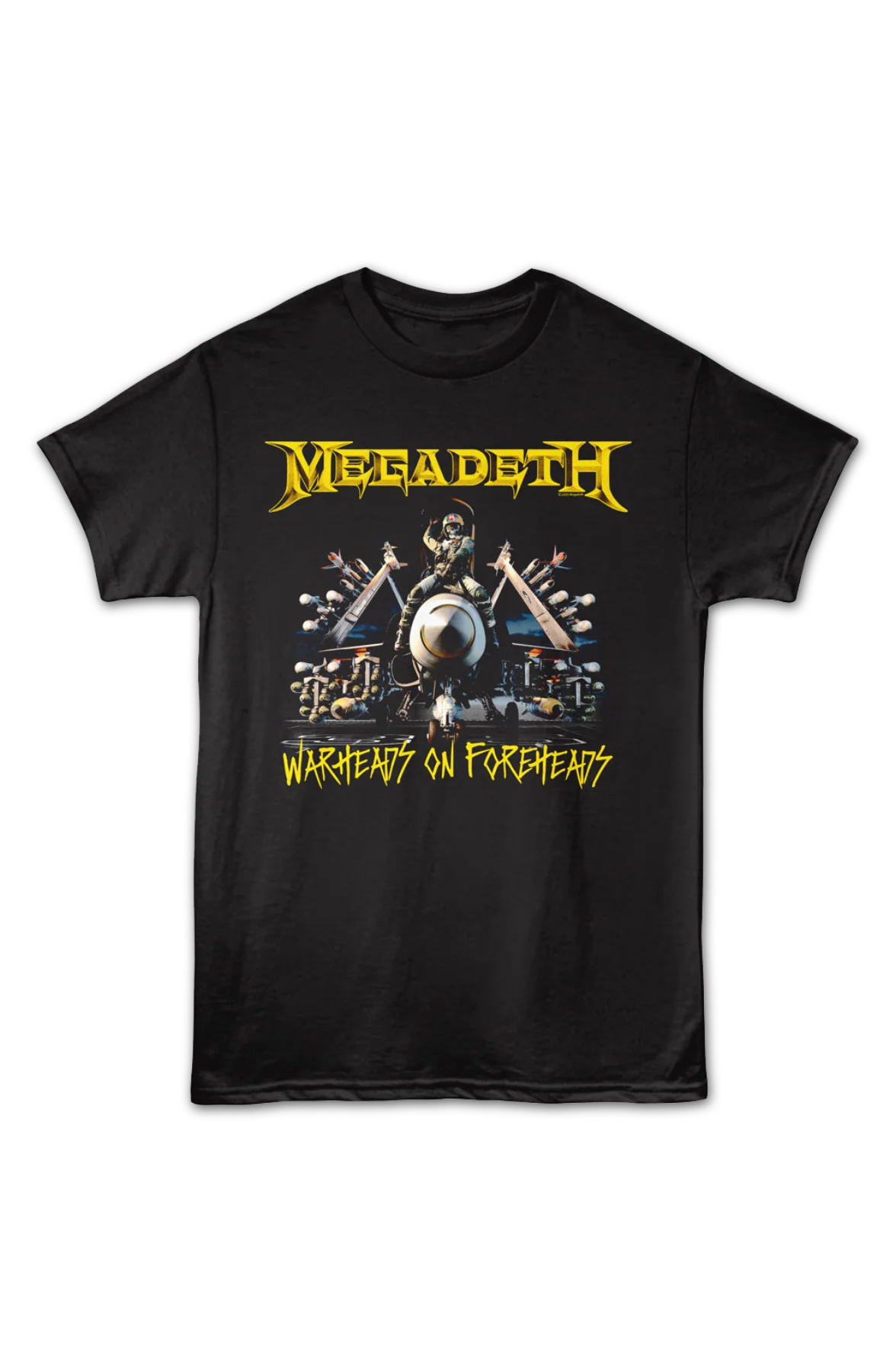 Warheads On Foreheads Artwork Megadeth T-Shirt - Image 2