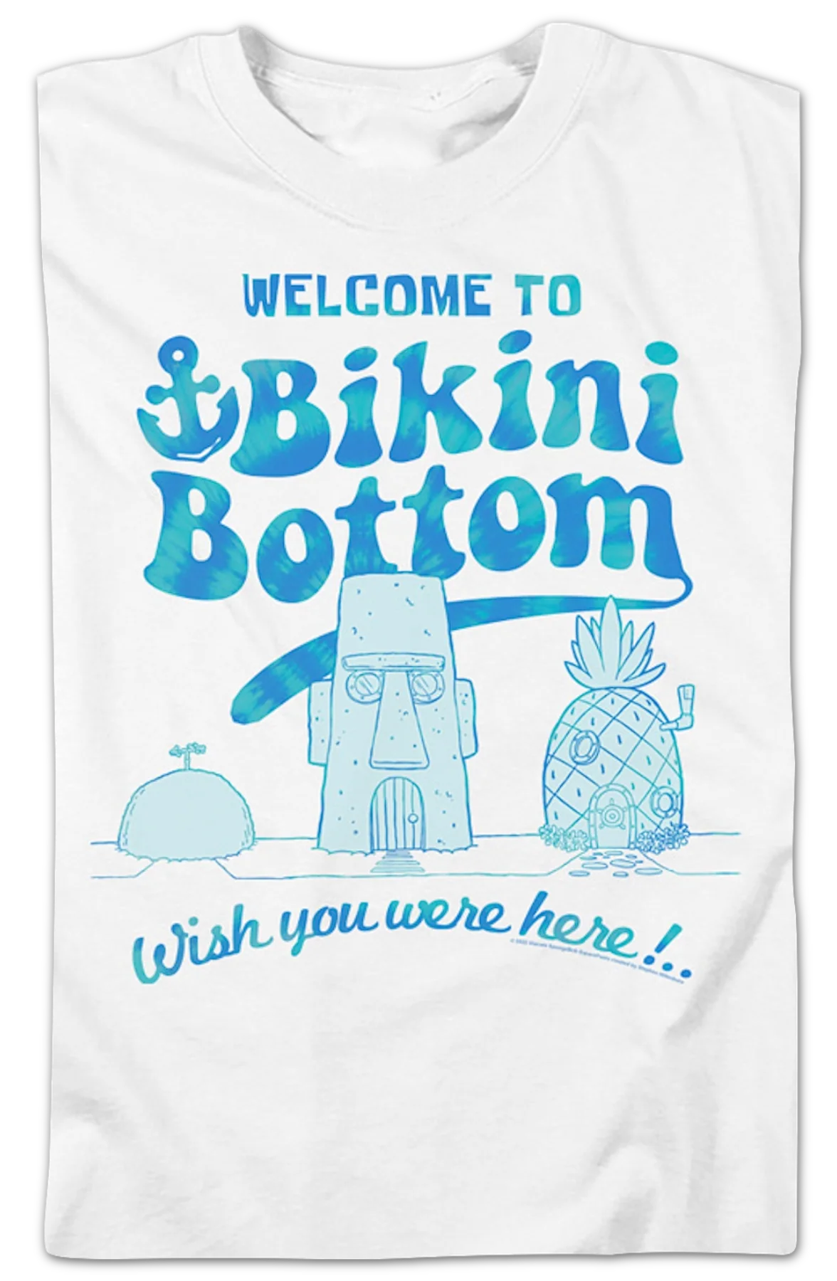 Welcome To Bikini Bottom SpongeBob SquarePants T-Shirt - Image 2