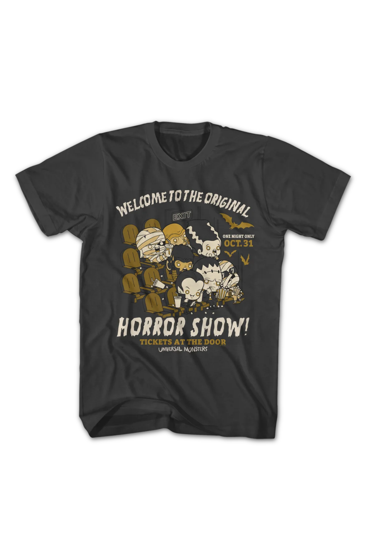 Welcome To The Original Horror Show Universal Monsters T-Shirt - Image 2