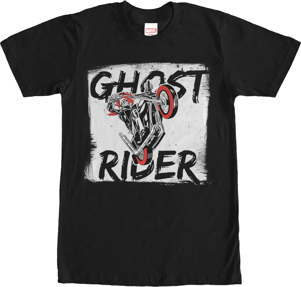 Wheelie Ghost Rider Marvel Comics T-Shirt