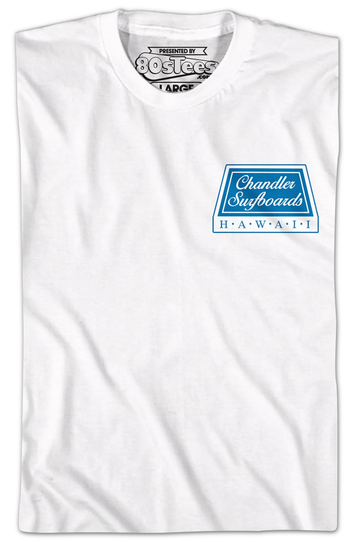 White Chandler Surfboards North Shore T-Shirt - Image 2