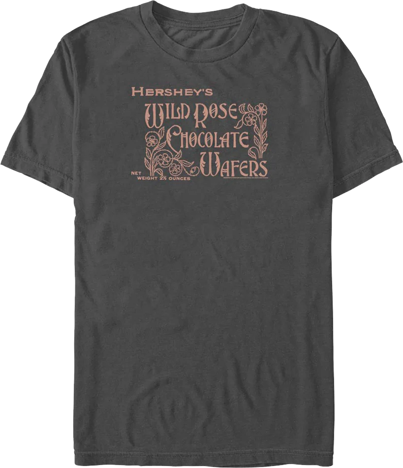 Wild Rose Chocolate Wafers Hershey's T-Shirt