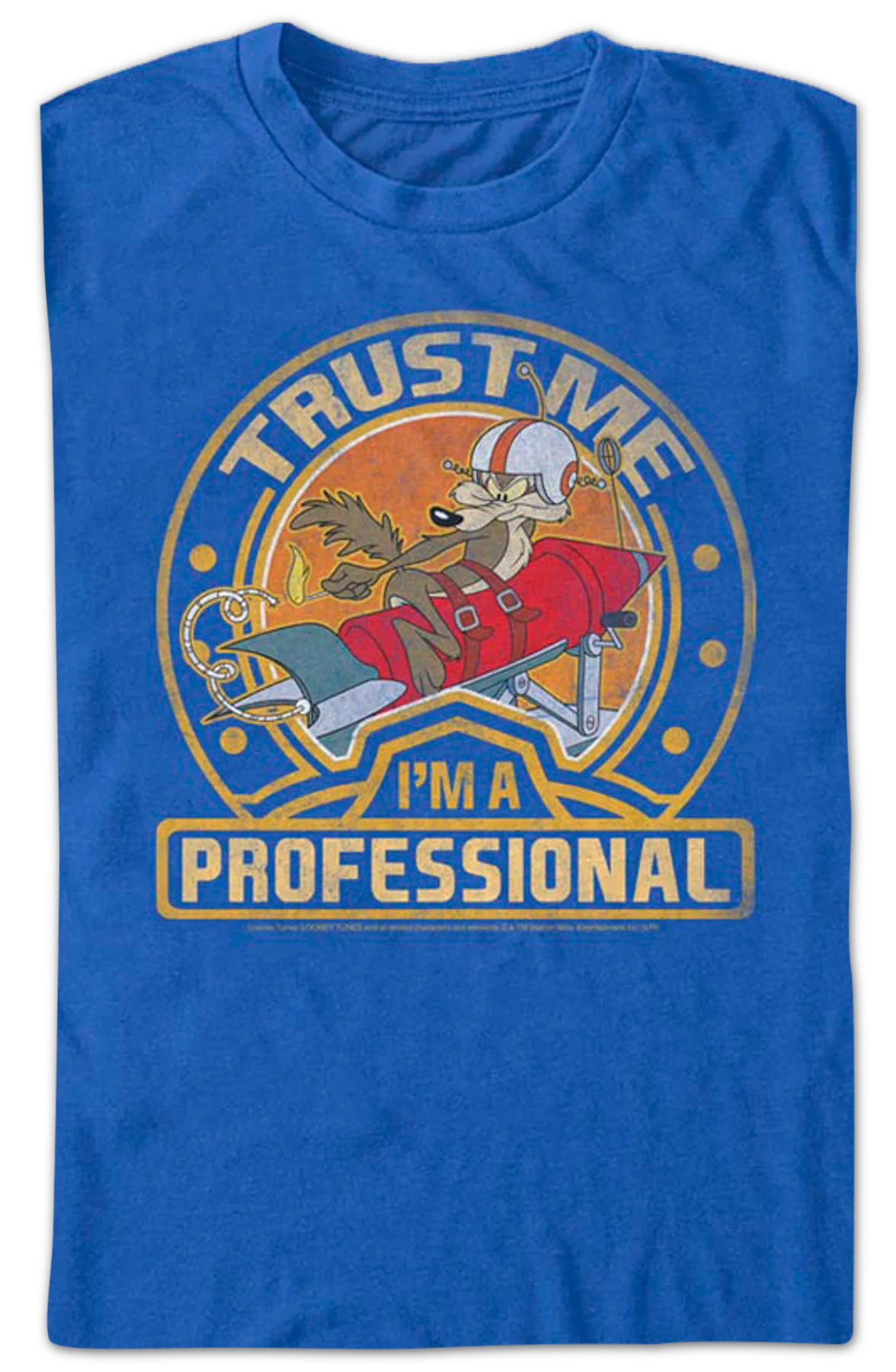 Wile E. Coyote Trust Me I'm A Professional Looney Tunes T-Shirt - Image 2