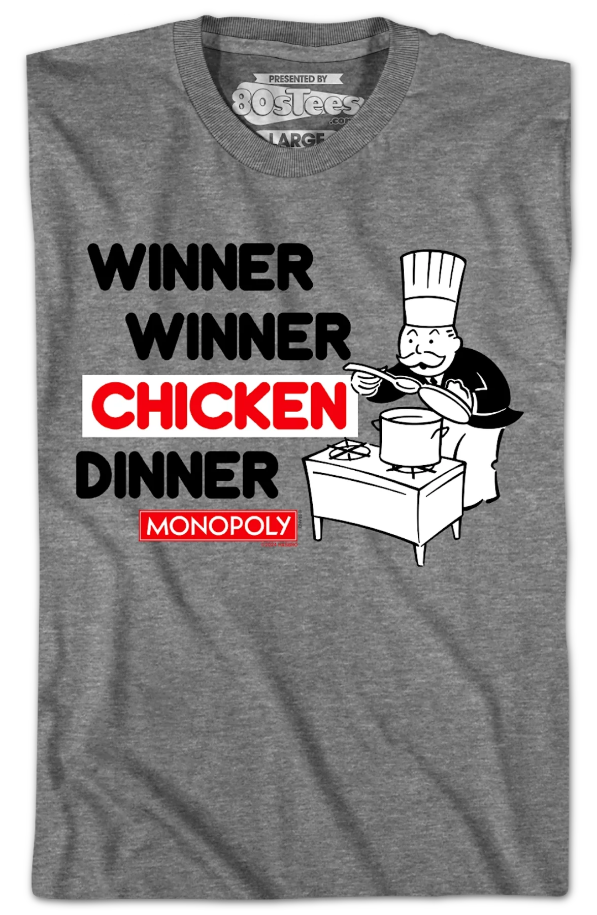 Winner Winner Chicken Dinner Monopoly T-Shirt - Image 2