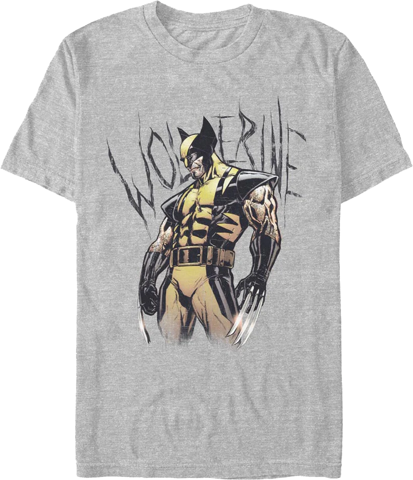 Wolverine Carved Name X-Men Marvel Comics T-Shirt