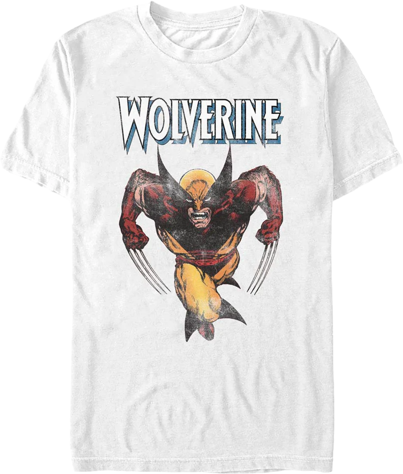 Wolverine Strike Pose Marvel Comics T-Shirt - Image 2