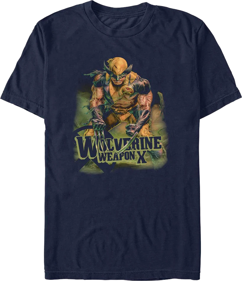 Wolverine Weapon X Marvel Comics T-Shirt