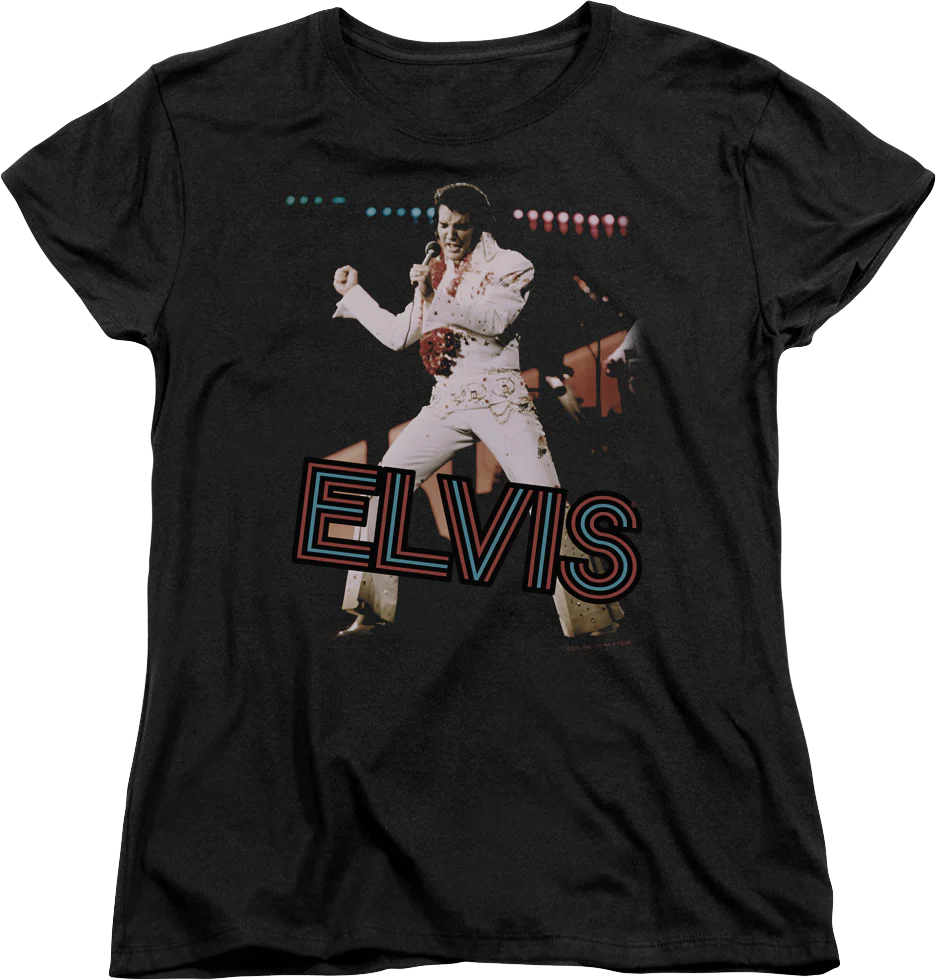 Womens Aloha From Hawaii Elvis Presley Shirt