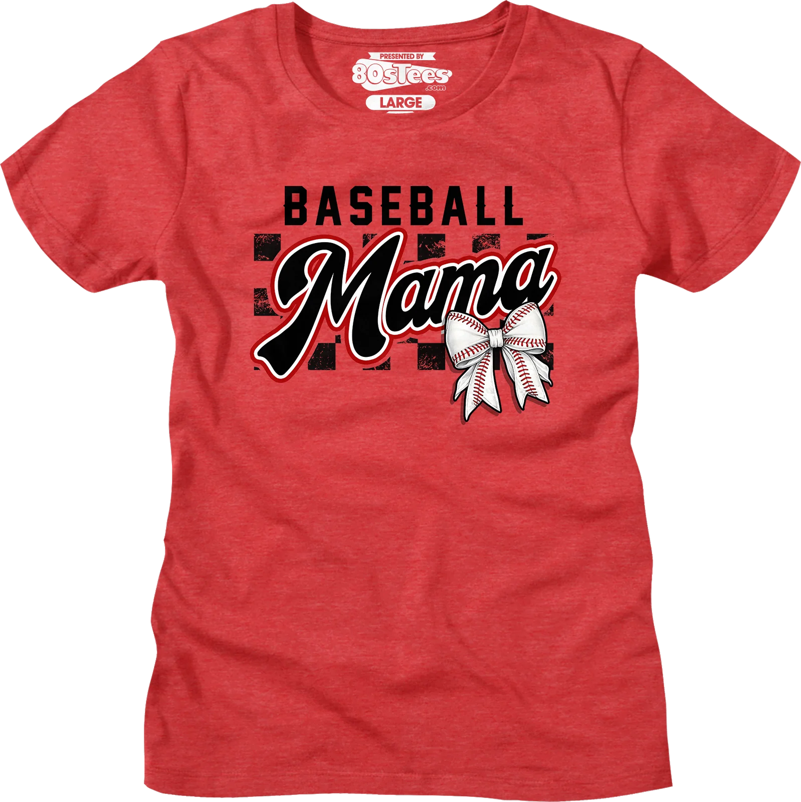 Womens Baseball Mama Shirt - Image 5
