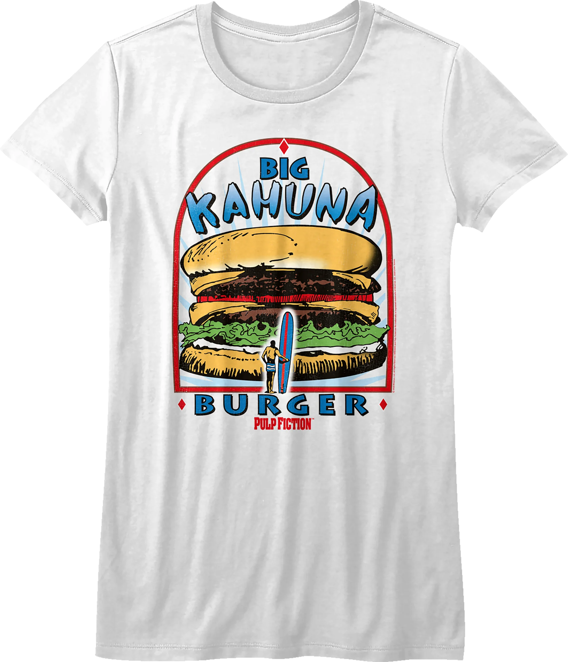 Womens Big Kahuna Burger Pulp Fiction Shirt