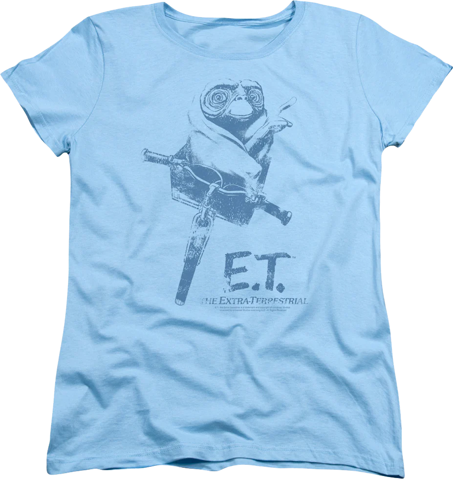 Womens Bike Ride ET Shirt
