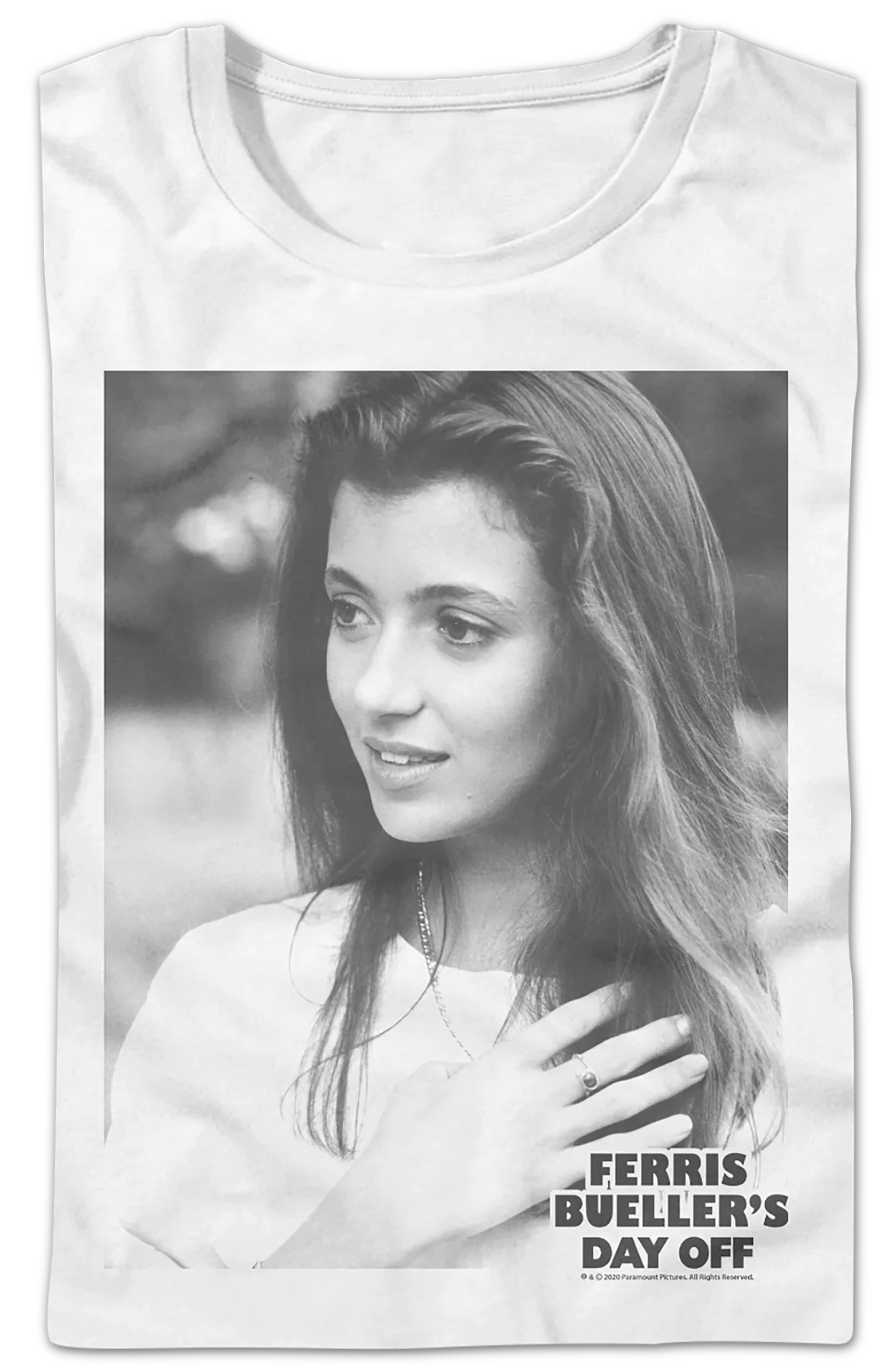 Womens Black And White Sloan Peterson Ferris Bueller's Day Off Shirt - Image 2