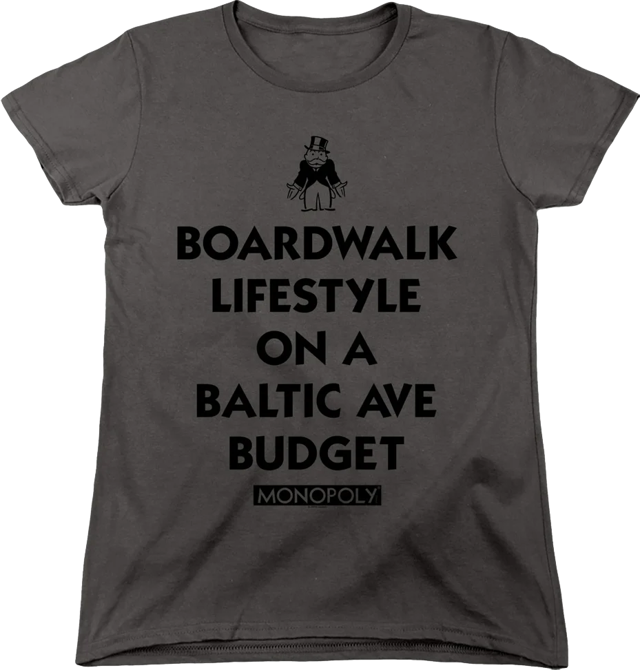 Womens Boardwalk Lifestyle Monopoly Shirt