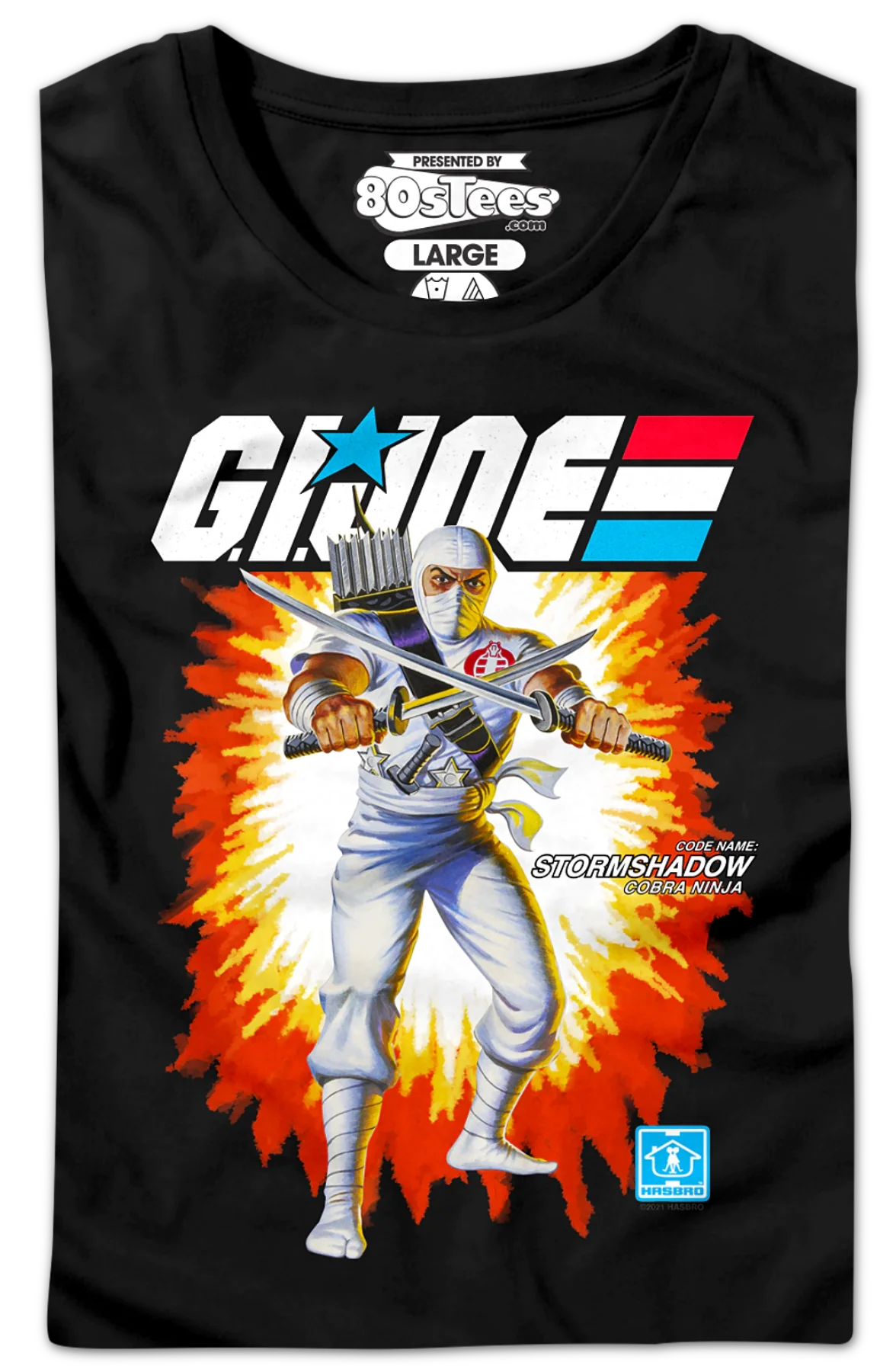 Womens Box Art Storm Shadow GI Joe Shirt - Image 2