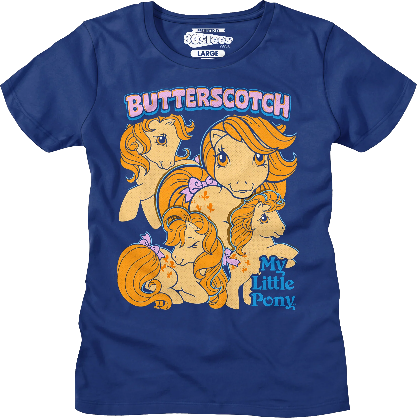 Womens Butterscotch Collage My Little Pony Shirt - Image 3