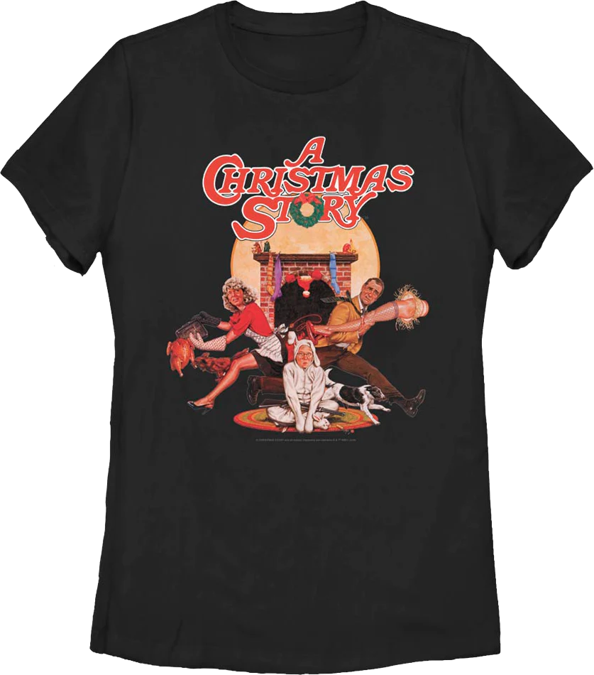 Womens Classic Poster A Christmas Story Shirt