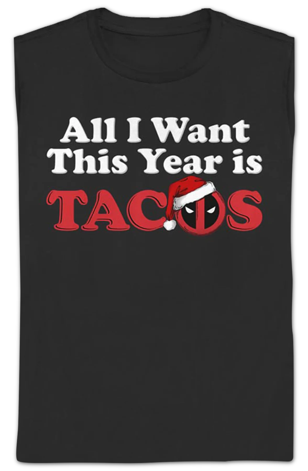 Womens Deadpool Christmas Tacos Shirt - Image 2
