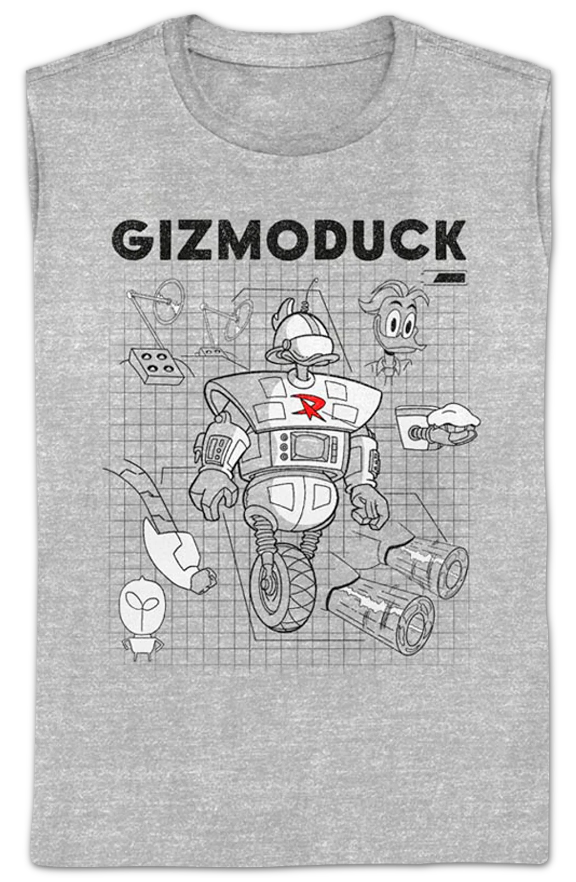 Womens Gizmoduck DuckTales Shirt - Image 2