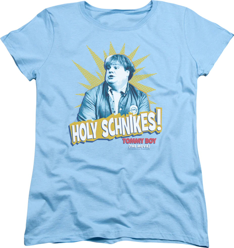 Womens Holy Schnikes Tommy Boy Shirt