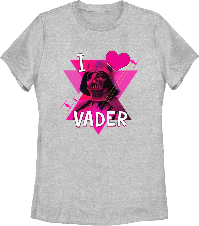 Womens I Love Darth Vader Star Wars Shirt