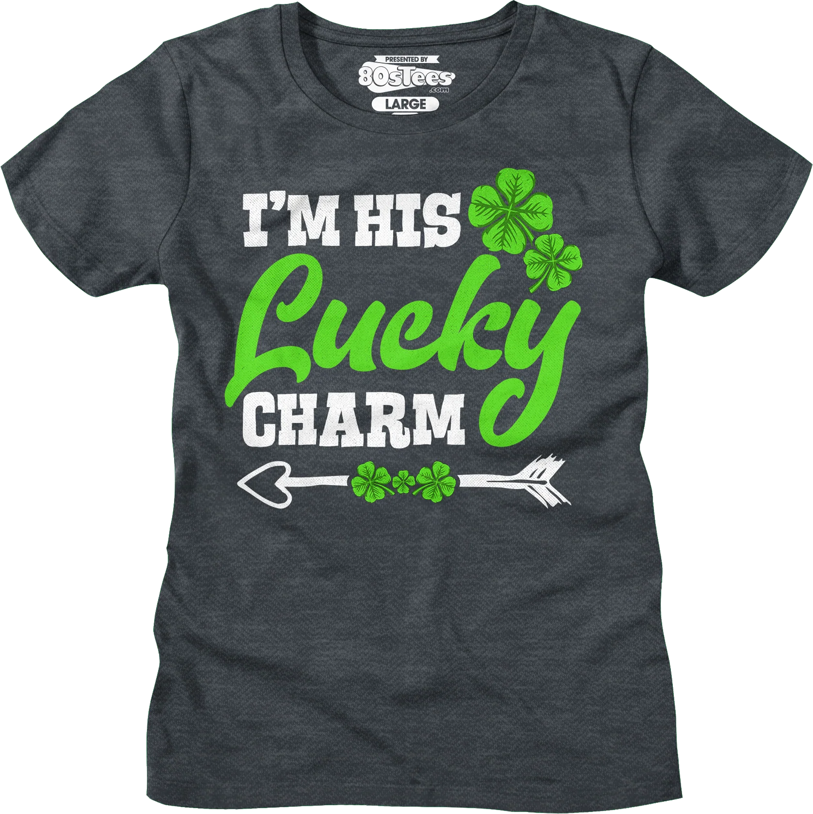 Womens I'm His Lucky Charm Shirt - Image 4