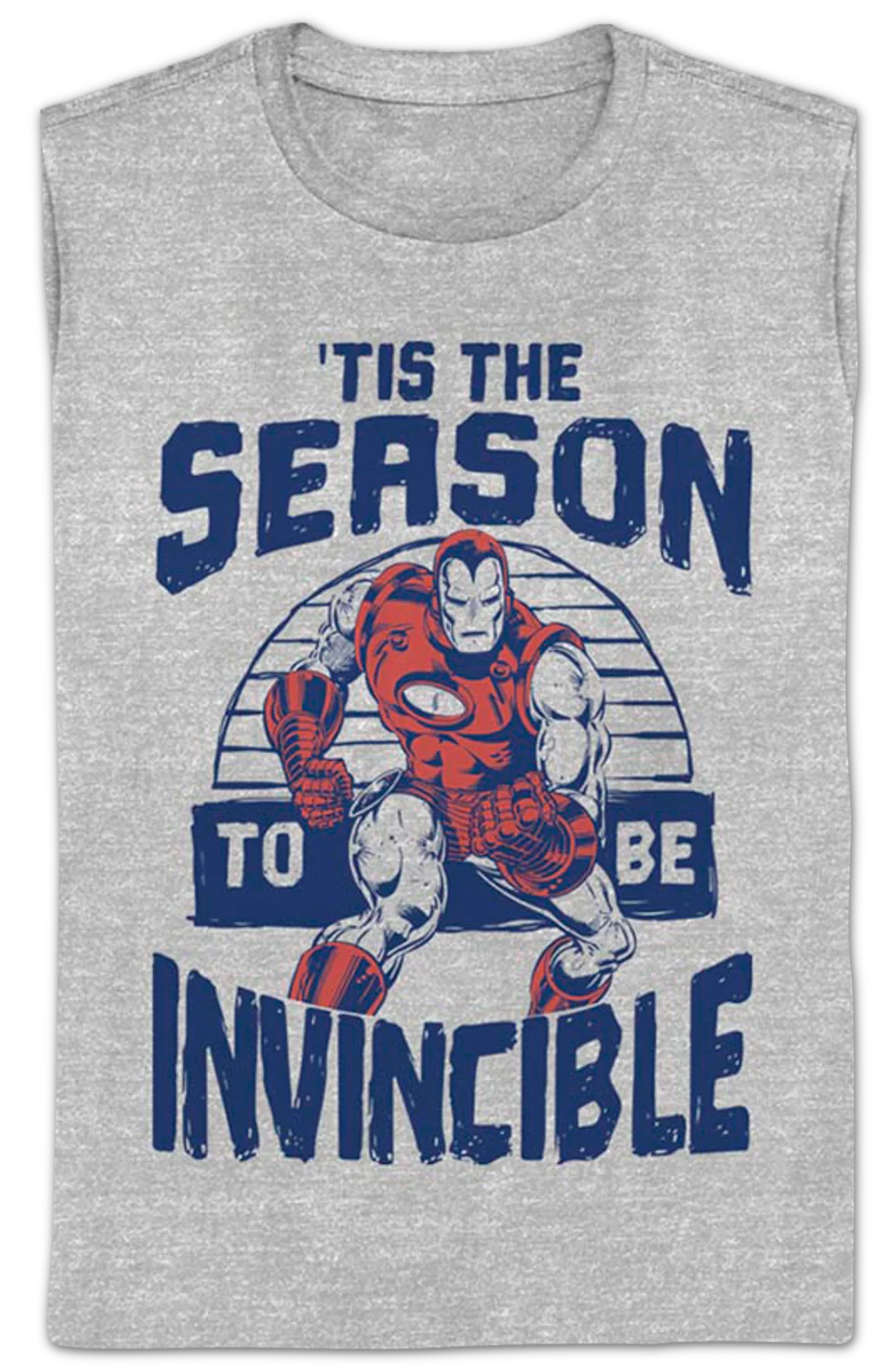 Womens Iron Man 'Tis The Season To Be Invincible Marvel Comics Shirt - Image 2