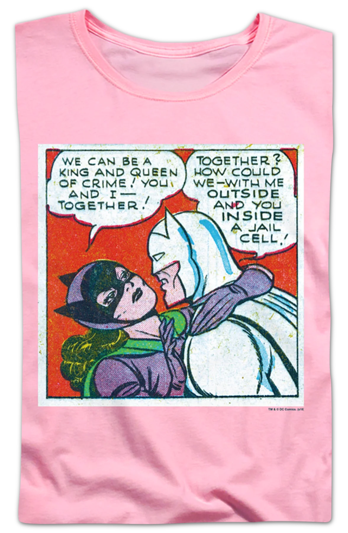 Womens King and Queen of Crime Batman Shirt - Image 2