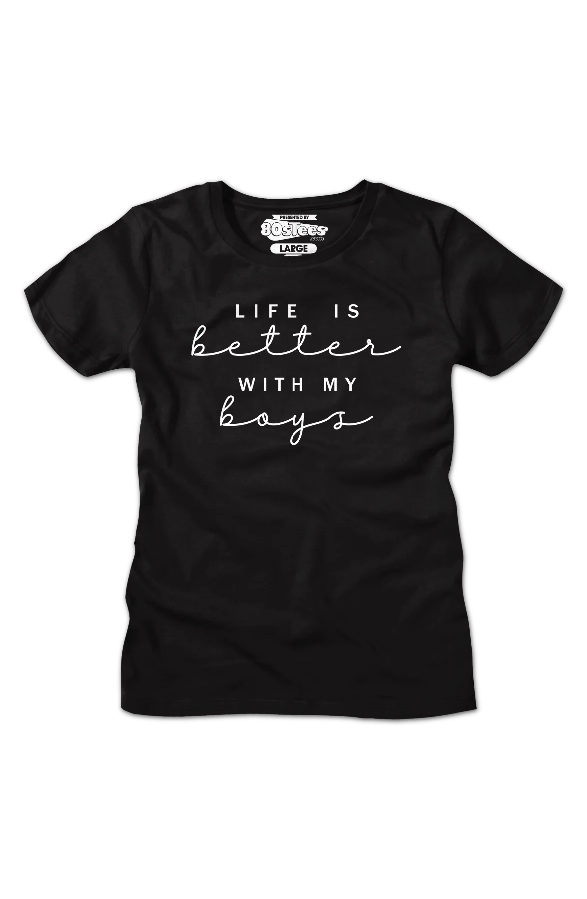 Womens Life Is Better With My Boys Shirt - Image 2