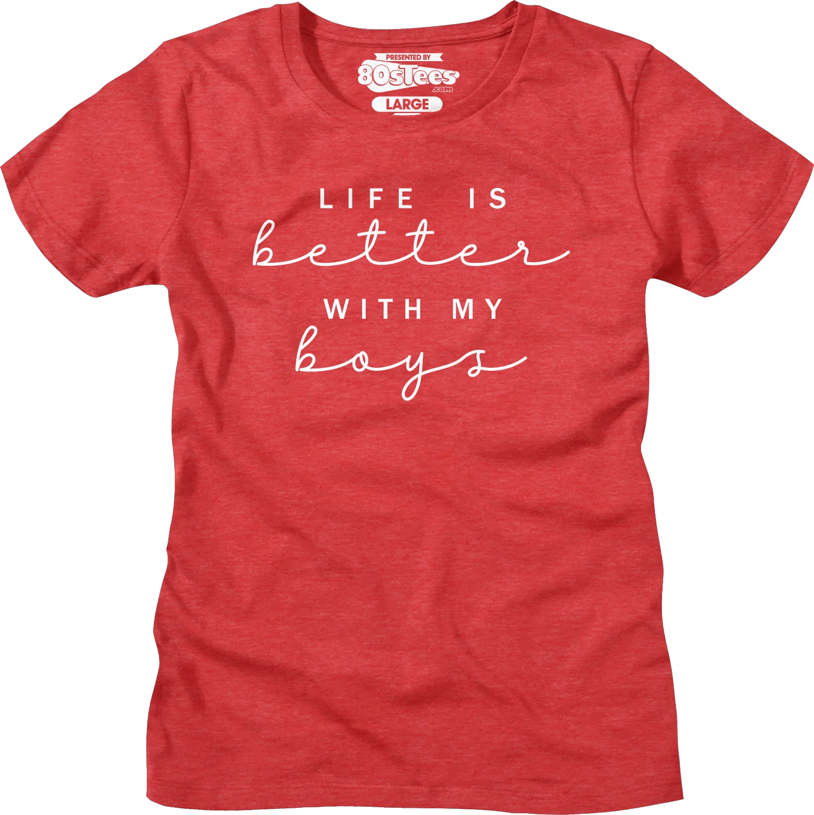 Womens Life Is Better With My Boys Shirt - Image 3