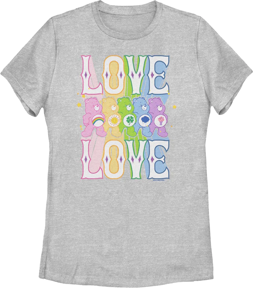 Womens Love Care Bears Shirt