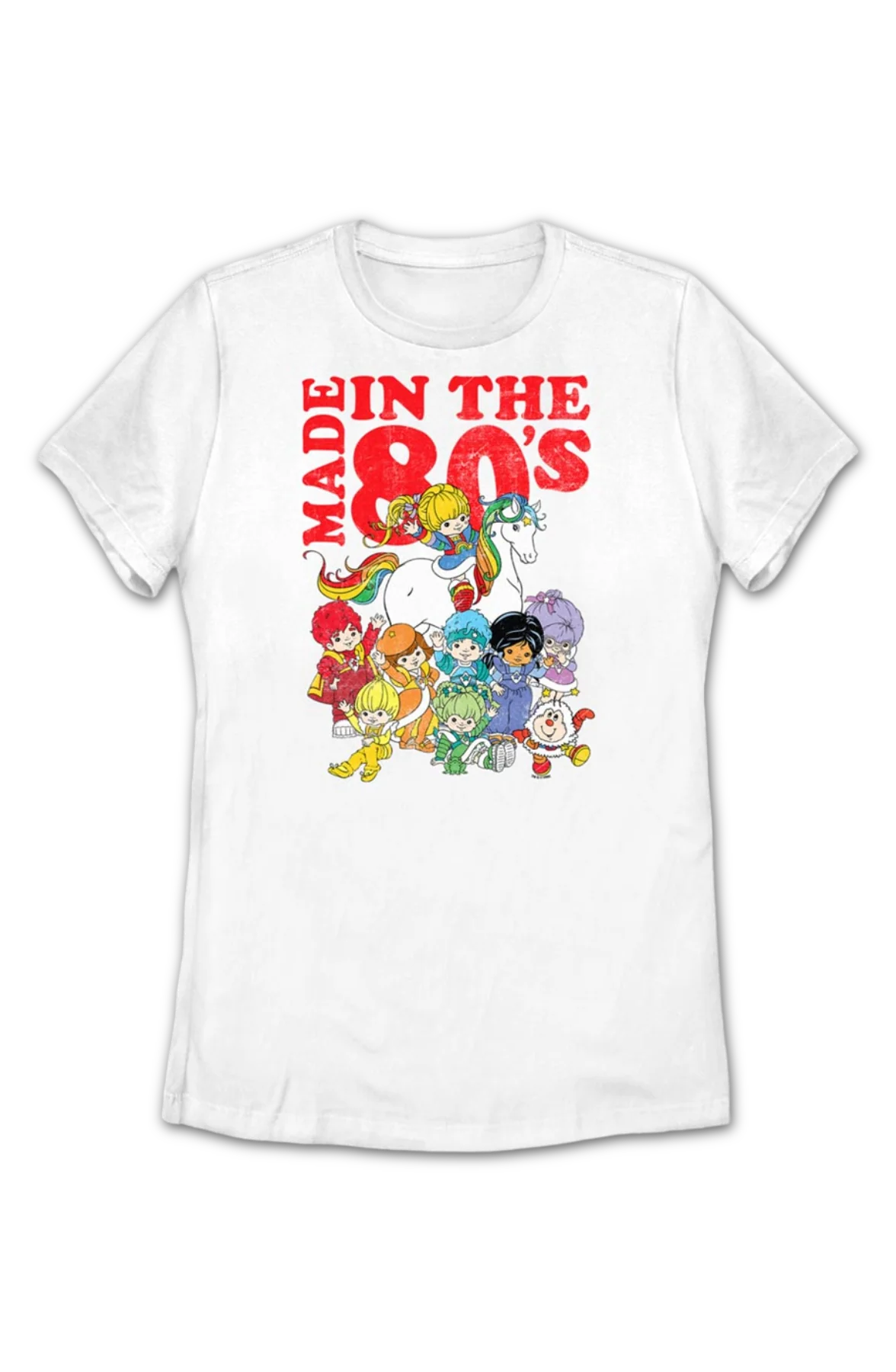 Womens Made In The 80's Rainbow Brite Shirt - Image 2